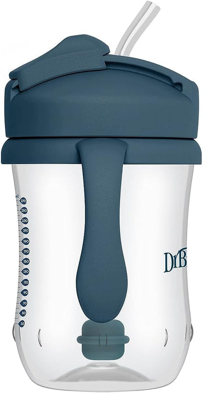 Dr. Brown's Milestones Baby's First Straw Cup, Blue, 1-Pack
