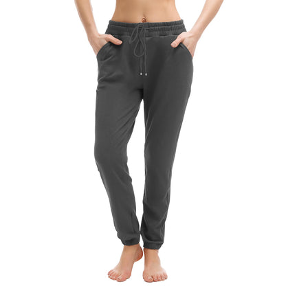 Walifrey Joggers with Pockets, Drawstring Sweatpants Women