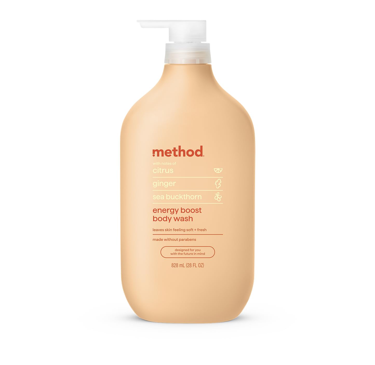 Method Body Wash, Island Mist-Leaves Skin Feeling Soft & Moisturized, Made Without Parabens, Notes of Hibiscus, Mango Nectar & Passion Fruit, 28 fl oz