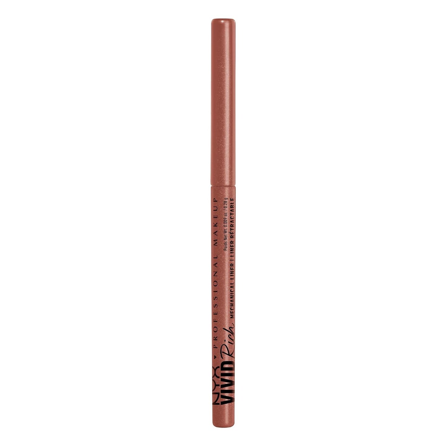 NYX PROFESSIONAL MAKEUP Mechanical Eye Pencil,Vivid Rich Mechanical, Creamy Retractable Eyeliner - Always Onyx, Black Eyeliner