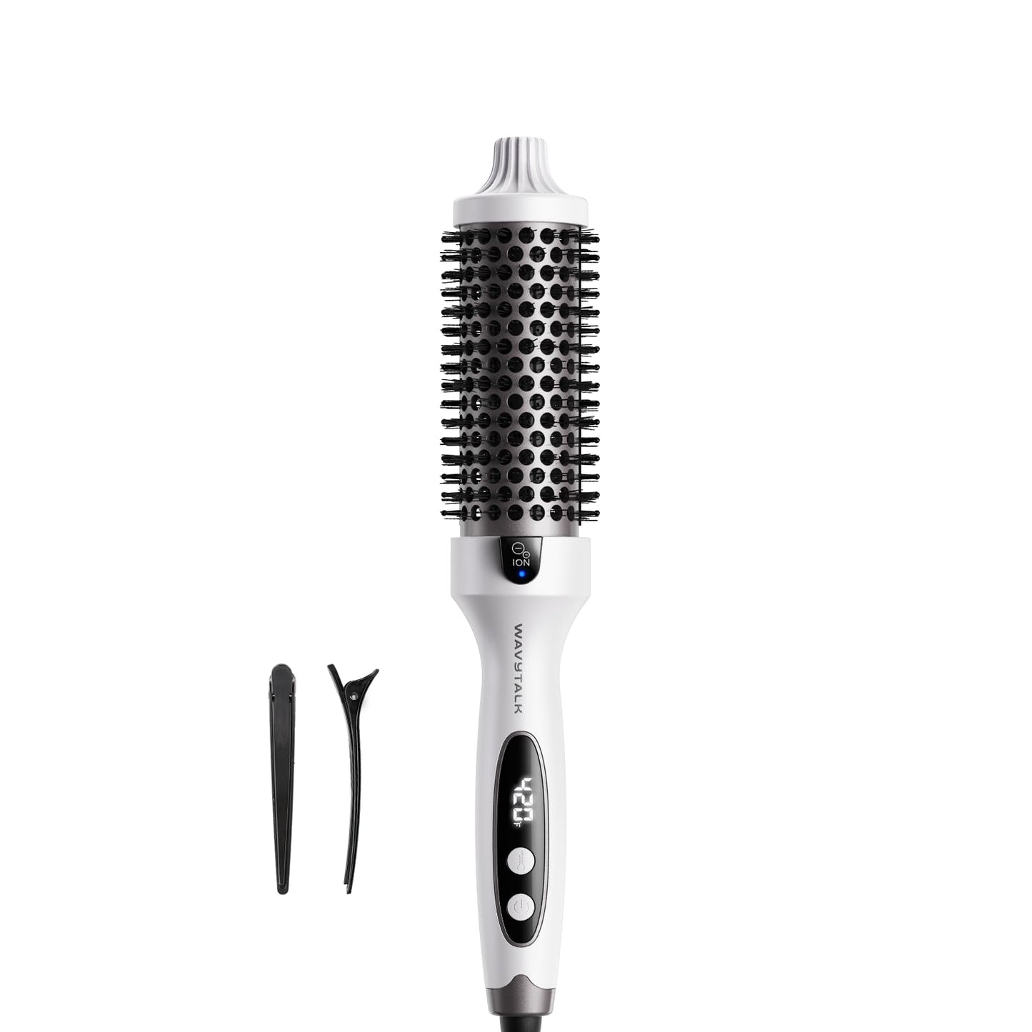 Wavytalk Thermal Brush Blowout Boost 1.5″ Heat Round Brush for Blowout Look
