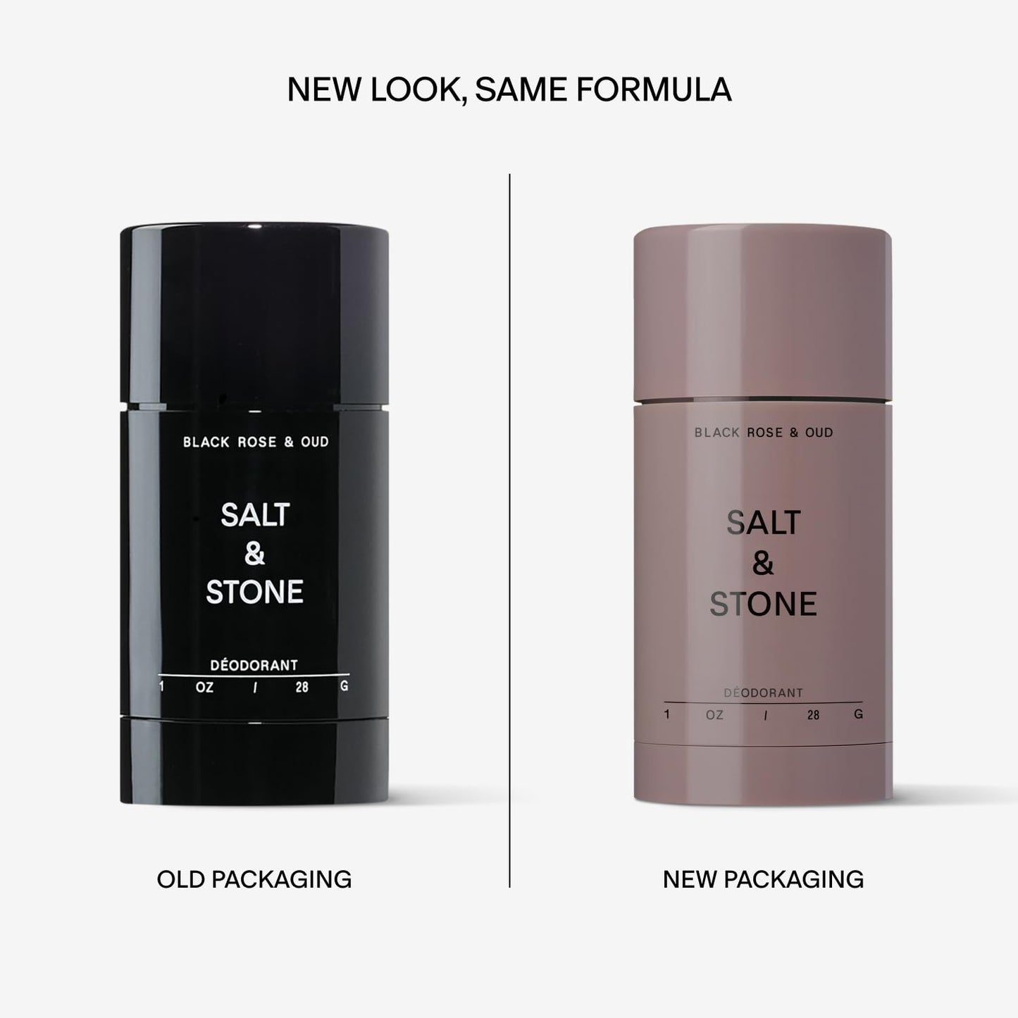 Salt & Stone Aluminum-Free Deodorant, Women & Men Santal & Vetiver 2.6 oz