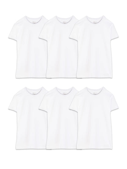 Fruit of The Loom Men's Crew Tee Undershirts, Moisture Wicking & Tag Free, Also Available in Big & Tall