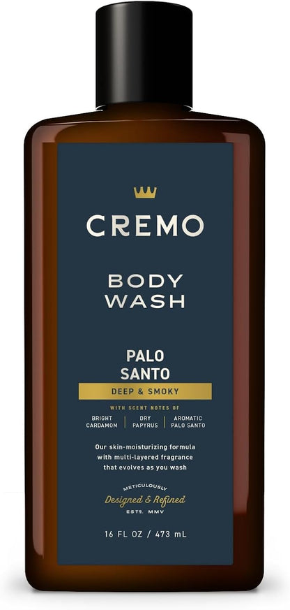 Cremo Body Wash for Men, Cypress Santal, 16 Fl Oz