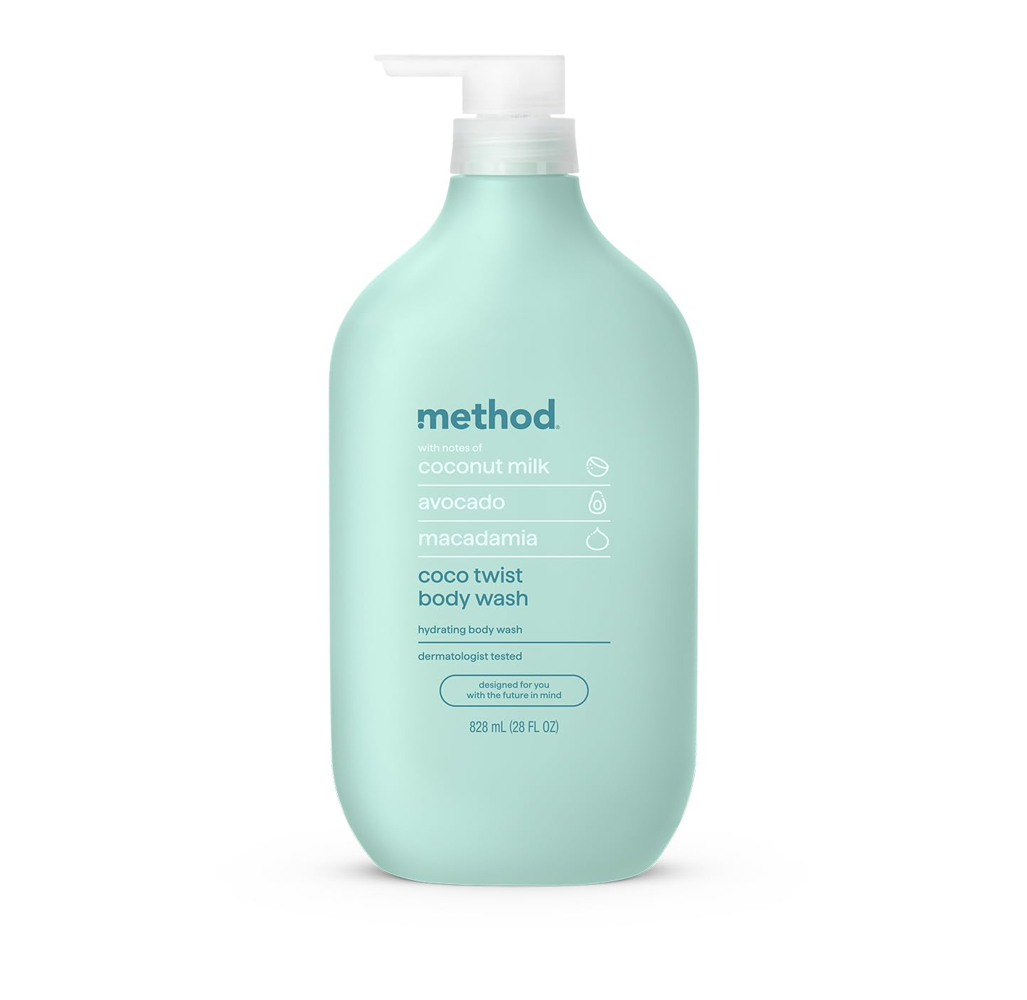 Method Body Wash, Island Mist-Leaves Skin Feeling Soft & Moisturized, Made Without Parabens, Notes of Hibiscus, Mango Nectar & Passion Fruit, 28 fl oz