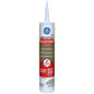 GE Advanced Silicone Caulk for Kitchen & Bathroom, White, 10 fl oz Cartridge, 1 Pack - 100% Waterproof Silicone Sealant, 5X Stronger Adhesion, Shrink & Crack Proof