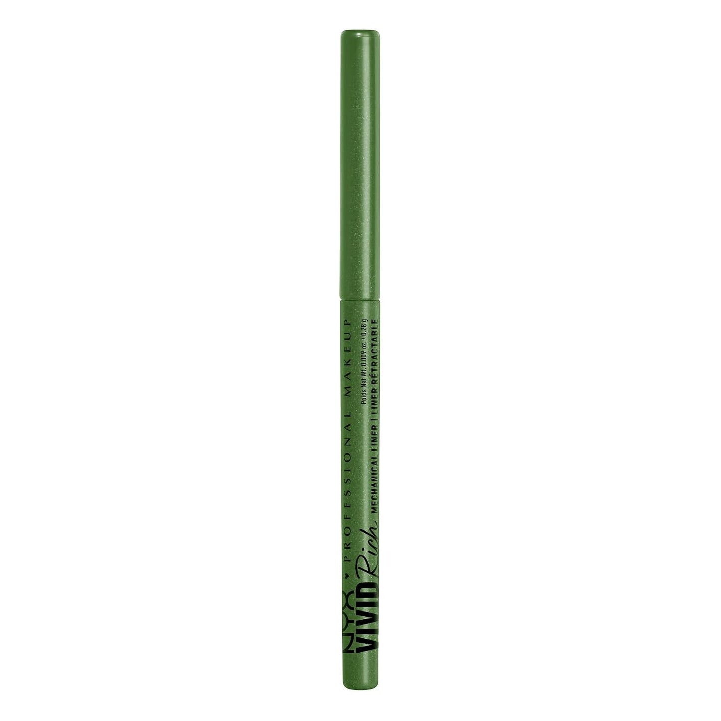 NYX PROFESSIONAL MAKEUP Mechanical Eye Pencil,Vivid Rich Mechanical, Creamy Retractable Eyeliner - Always Onyx, Black Eyeliner