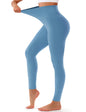Bluemaple High Waisted Leggings for Women - Tummy Control Pants Non See Through Workout Soft Yoga Pants for Running Plus Size