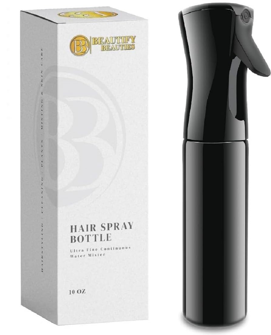BeautifyBeauties Continuous Spray Bottle for Hair, 6..8 oz Mister Spray