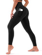 Bluemaple High Waisted Leggings for Women - Tummy Control Pants Non See Through Workout Soft Yoga Pants for Running Plus Size