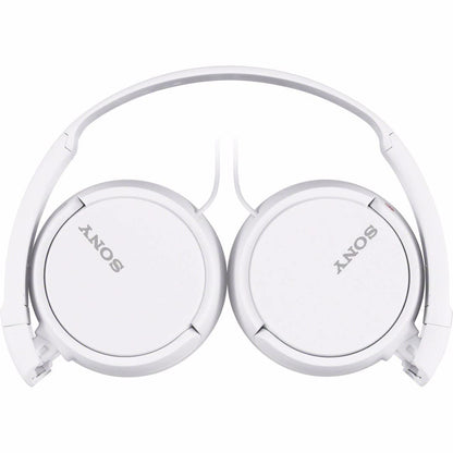Sony ZX Series Wired On-Ear Headphones, White MDR-ZX110