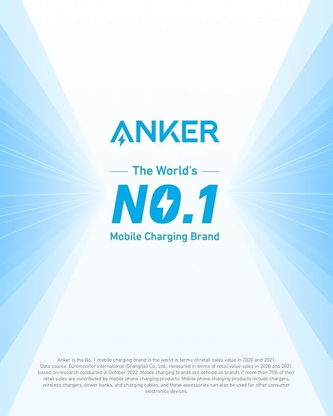 Anker Phone Charger, 20W USB C Charger Block, Type C Charger Fast Charging