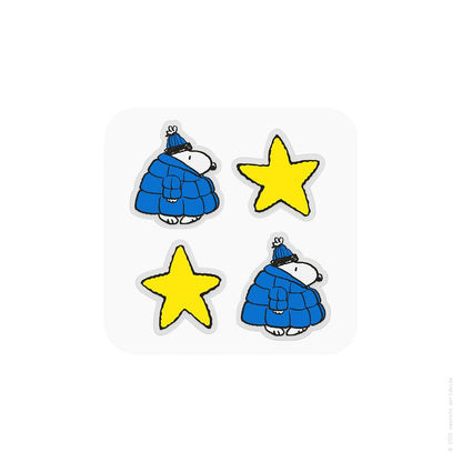 Starface Hydro-Star® Snoopy Red Puffer Hydrocolloid Pimple Patch, 32 ct