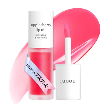 NOONI Korean Lip Oil - Applepeony - pH Color-Changing Plumping Lip Gloss