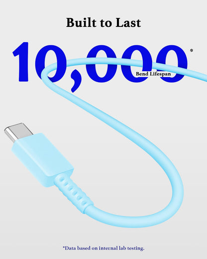 GUUSMART Type C Charger 2-Pack 25W Long 6ft USB C Charger Cable
