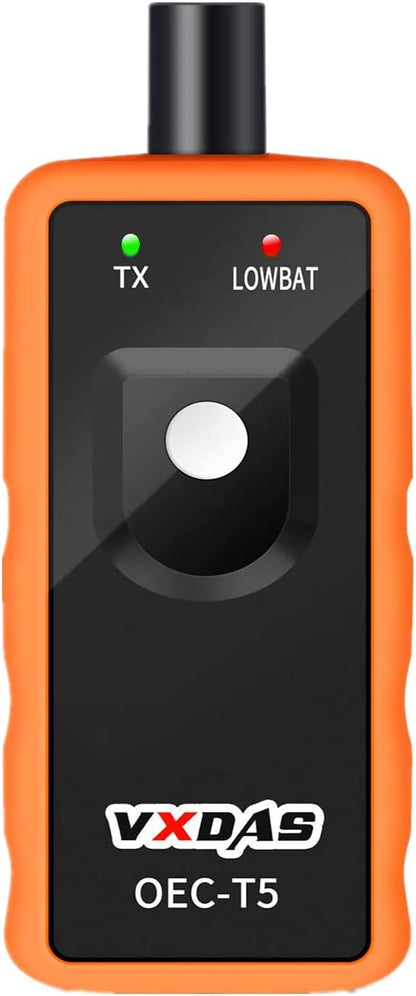 VXDAS TPMS Relearn Tool Only for GM Vehicles (2006-2024 Chevy/Buick/GMC/Opel/Cadillac) Original Sensor with 315/433 MHz, Tire Sensors Pressure Monitor System Reset Tool OEC-T5-2025 Edition