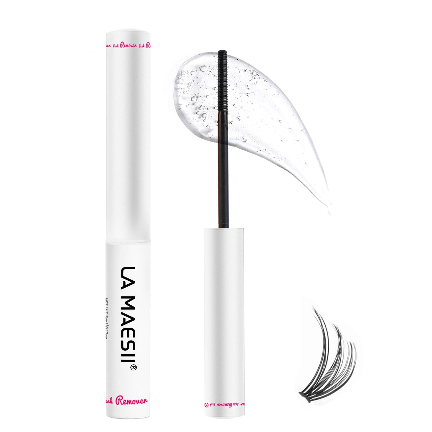 LA MAESII Lash Bond&Seal Remover Kit 3 in 1,Lash Cluster Glue Waterproof
