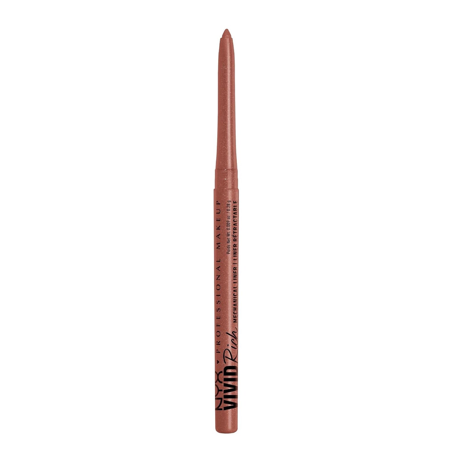 NYX PROFESSIONAL MAKEUP Mechanical Eye Pencil,Vivid Rich Mechanical, Creamy Retractable Eyeliner - Always Onyx, Black Eyeliner