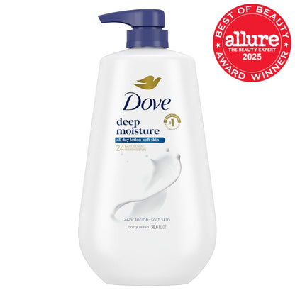 Dove Body Wash Body Wash Deep Moisture 30.6 oz Pump, Sulfate Free