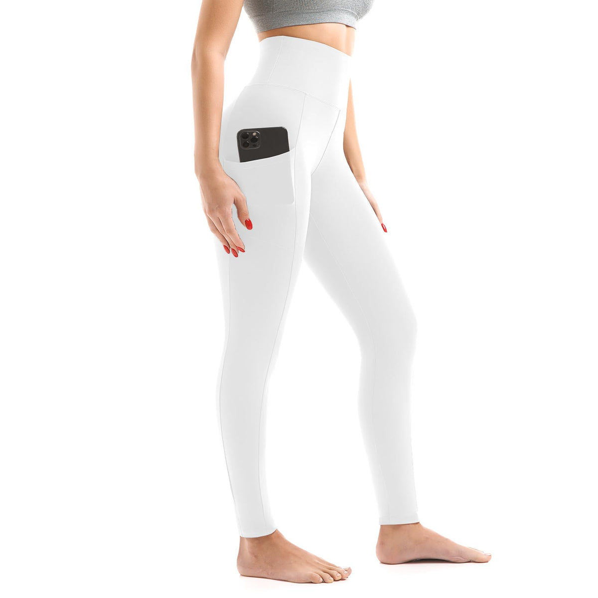 Walifrey Leggings with Pockets for Women