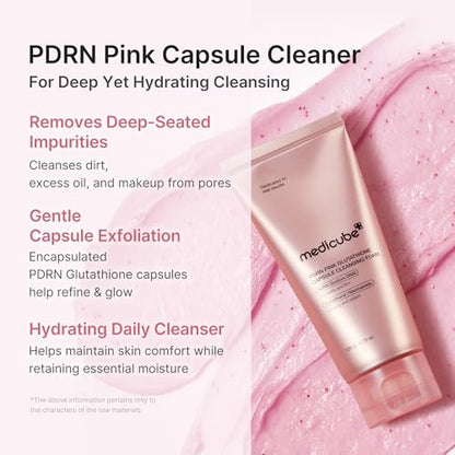 medicube Facial Cleanser Turmeric Capsule Foam Cleanser