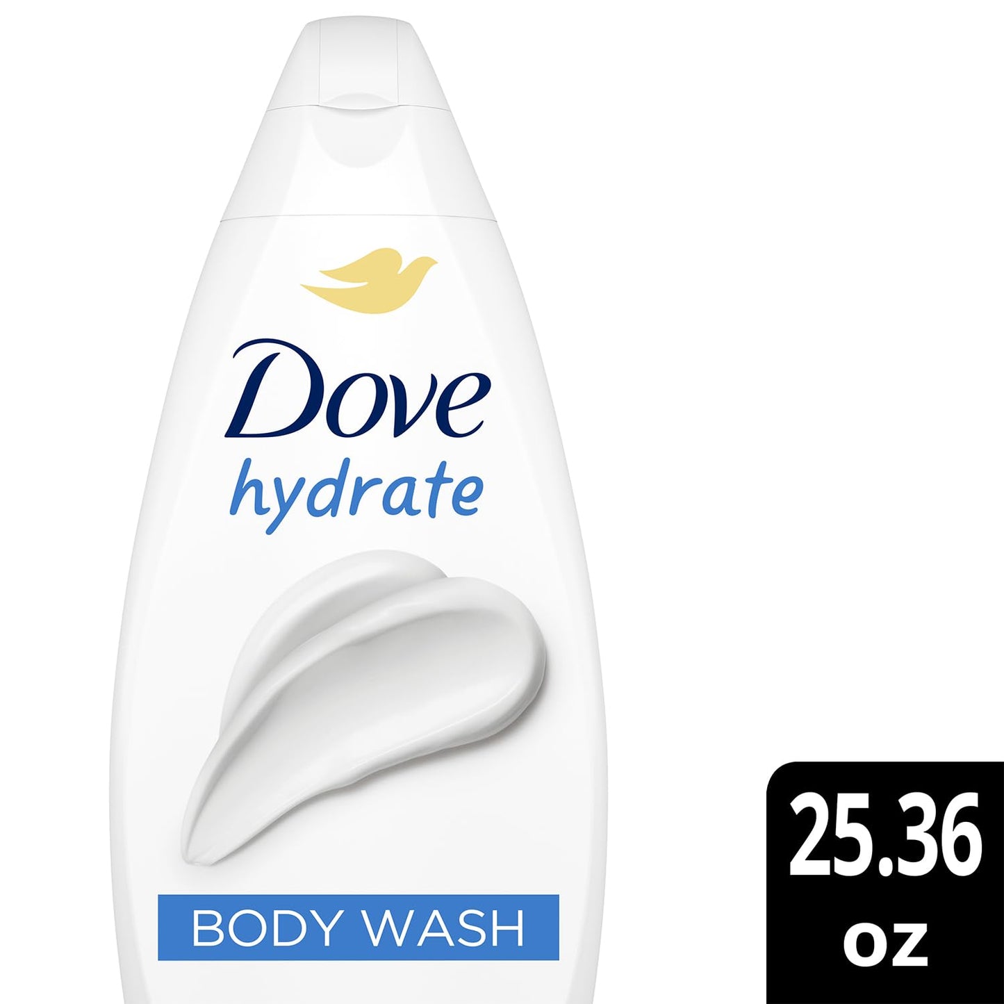 Dove Sensitive Skin Body Wash, 24hr Lotion-Soft Skin, 30.6 oz