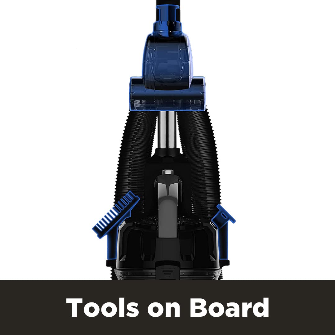 Eureka PowerSpeed Lightweight Upright Vacuum Cleaner for Carpet and Hard Floor, Powerful Bagless Upright Vacuum Cleaner for Home Pets, NEU181A, Blue