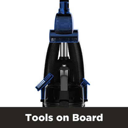 Eureka PowerSpeed Lightweight Upright Vacuum Cleaner for Carpet and Hard Floor, Powerful Bagless Upright Vacuum Cleaner for Home Pets, NEU181A, Blue