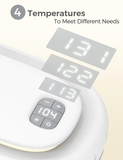 Momcozy Baby Wipe Warmer, Innovative Spring Design,Large Capacity Dispenser