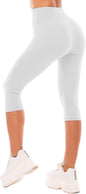 SINOPHANT High Waisted Leggings for Women - Full Length Capri Buttery Soft Yoga Pants for Workout Athletic