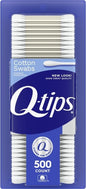 Q-tips Cotton Swabs, Original, For Home, First Aid and Beauty, 100% Cotton, 500 Count