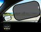 Car Window Shades - Certified 99.79% UVA & 99.95% UVB sun protection. Award winning car sun shade for side windows. 4 Pack (2 Transparency options) 20" x 12" -window shade for car baby by Kinder Fluff