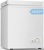 TABU 3.5 Cubic Feet Chest Freezer, Compact Deep Freezer, Black
