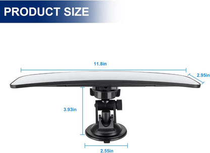 8sanlione 360-Degree Adjustable Car Rearview Mirror