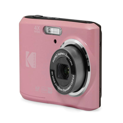 KODAK PIXPRO FZ45 16MP Compact Digital Camera, 4X Optical Zoom, AA, White