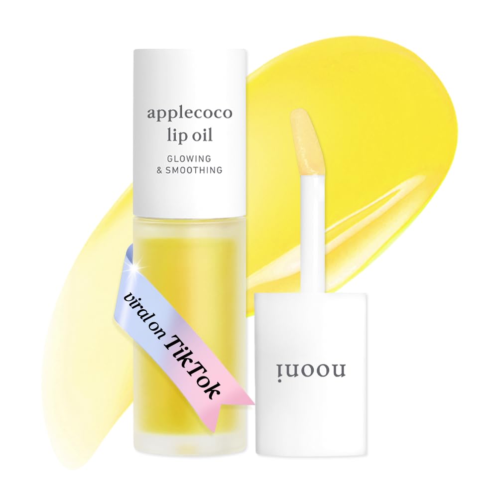 NOONI Korean Lip Oil - Applepeony - pH Color-Changing Plumping Lip Gloss