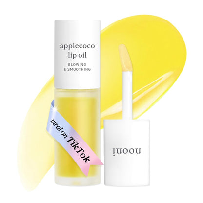 NOONI Korean Lip Oil - Applepeony - pH Color-Changing Plumping Lip Gloss