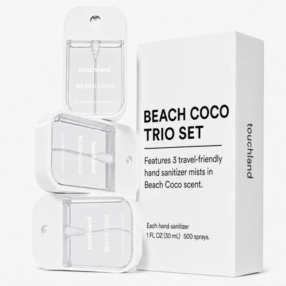 Touchland Top 5 Hydrating Hand Sanitizer Spray Set Travel Size