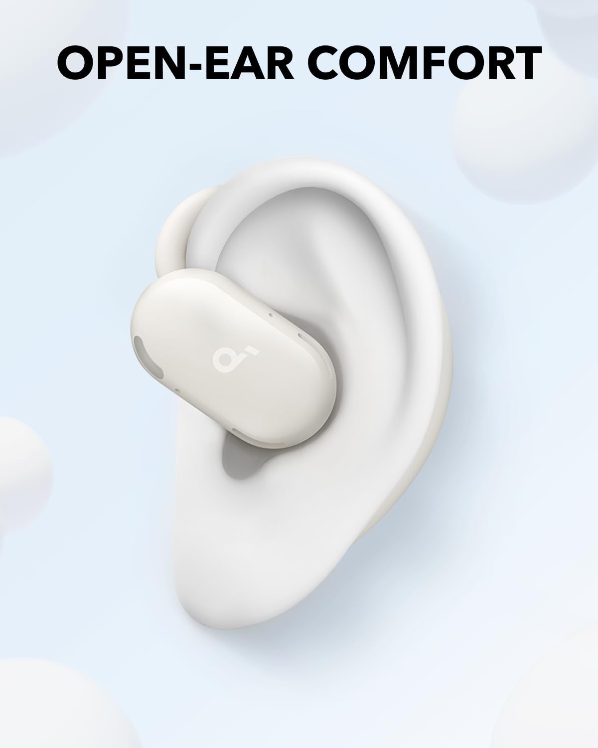 Soundcore V20i by Anker Open Ear Earbuds, Open Ear Headphones True Wireless