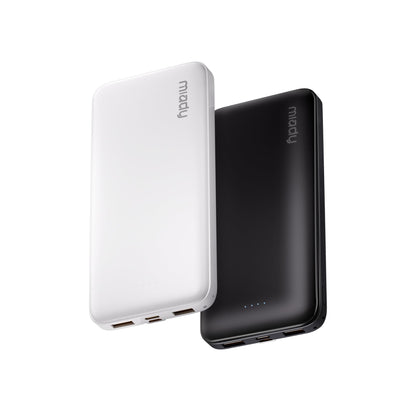 Miady 2-Pack Portable Charger, Slim 10000mAh Power Bank Travel Battery Pack