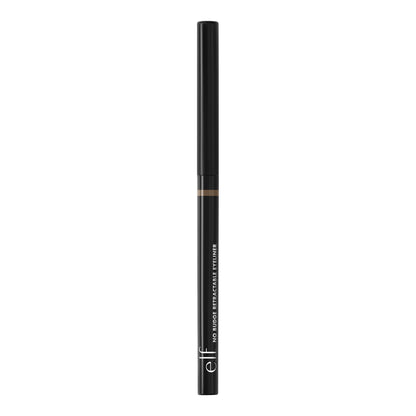 e.l.f. No Budge Retractable Eyeliner, Creamy, Ultra-Pigmented & Waterproof, Creates Bold & Defined Lines, Vegan & Cruelty-Free, Black