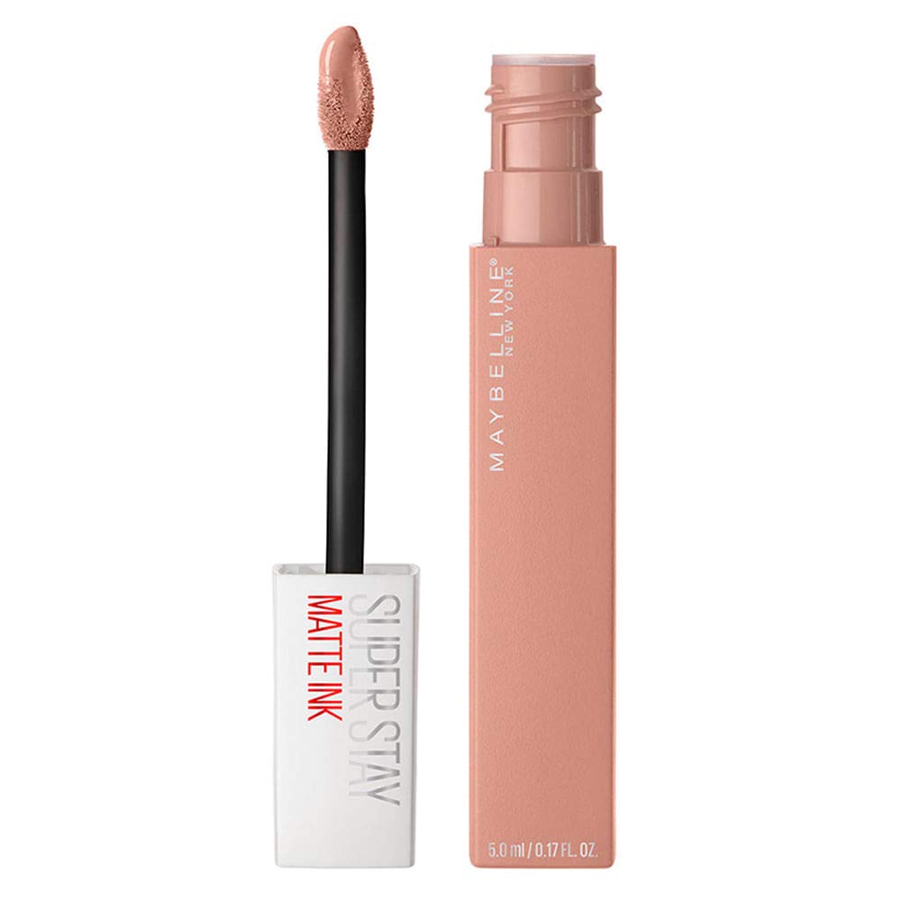 Maybelline Super Stay Matte Ink Liquid Lipstick Makeup, Long Lasting High Impact Color, Up to 16H Wear, Mover, Brown, 1 Count, Packaging May Vary