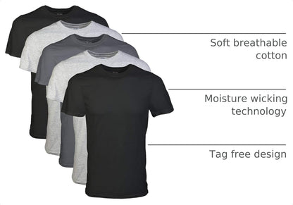 Gildan Men's Crew T-Shirts, Multipack, Style G1100