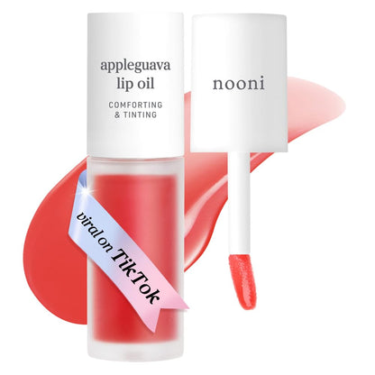 NOONI Korean Lip Oil - Applepeony - pH Color-Changing Plumping Lip Gloss