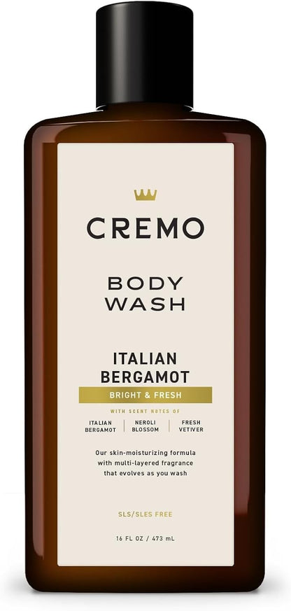 Cremo Body Wash for Men, Cypress Santal, 16 Fl Oz