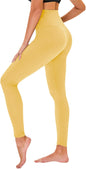 TNNZEET High Waisted Leggings for Women - No See Through Tummy Control Cycling Workout Yoga Pants with Pockets Reg & Plus