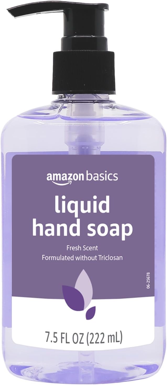 Amazon Basics Liquid Hand Soap Refill, Milk and Honey Scent, Triclosan-Free, pH Balanced, Dermatologist Tested, 50 Fluid Ounces, 2-Pack (Previously Solimo)
