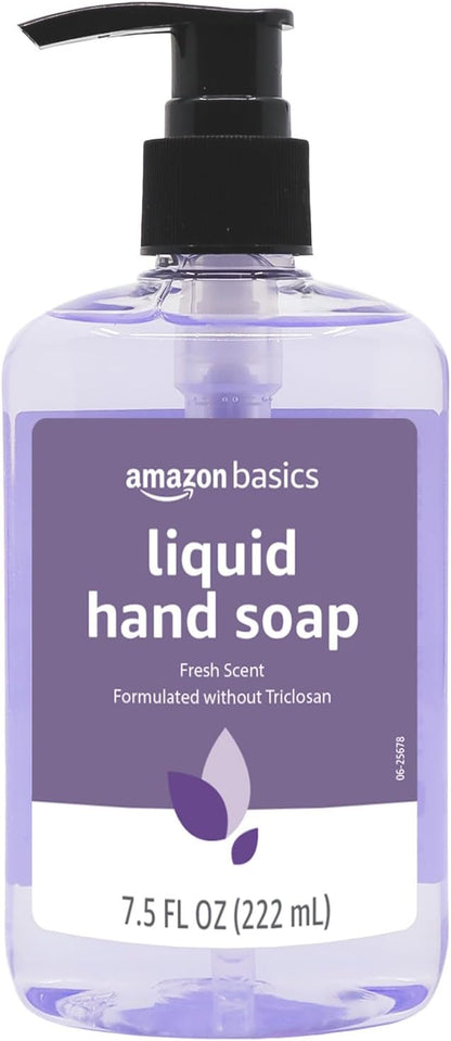 Amazon Basics Liquid Hand Soap Refill, Milk and Honey Scent, Triclosan-Free, pH Balanced, Dermatologist Tested, 50 Fluid Ounces, 2-Pack (Previously Solimo)