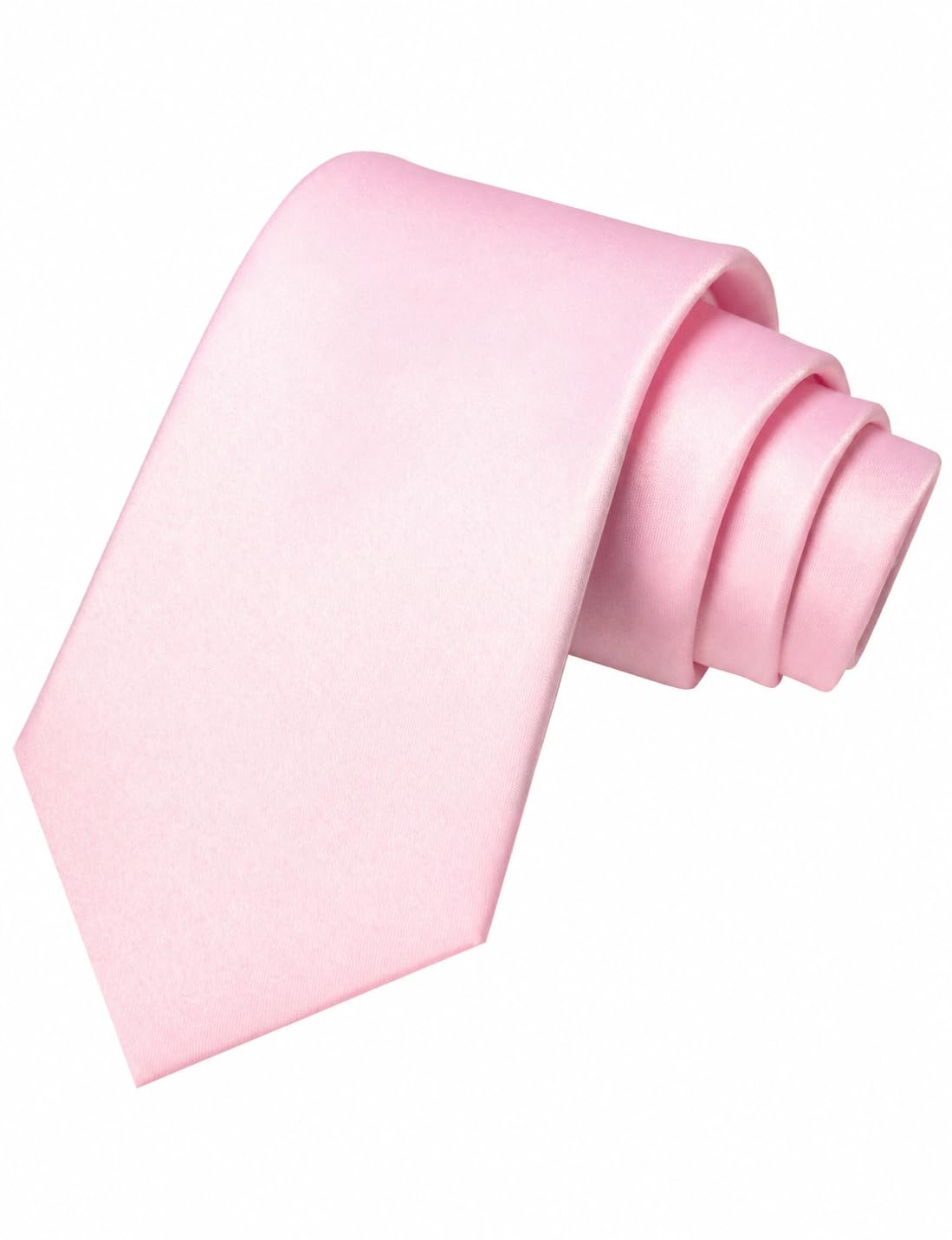 JEMYGINS Solid Color Tie Mens Necktie for Business and Wedding