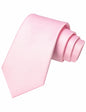 JEMYGINS Solid Color Tie Mens Necktie for Business and Wedding